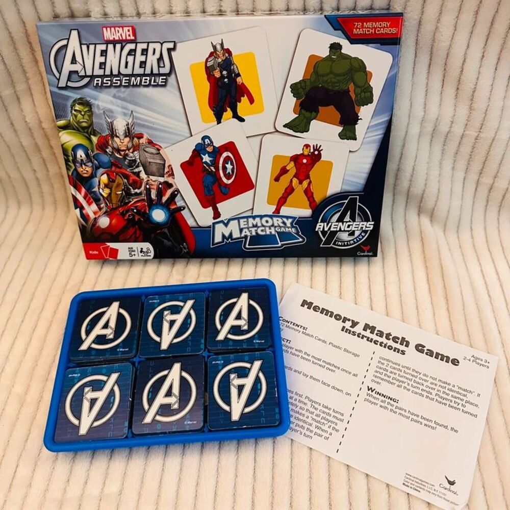 Marvel Avengers Assemble Memory Match Game